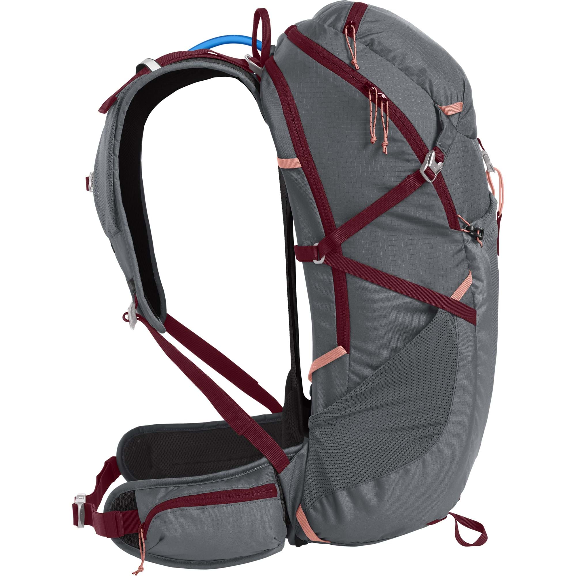 CAMELBAK WOMEN'S FOURTEENER 30 HYDRATION PACK 2023: CASTLEROCK/CABERNET CBWFOUR32