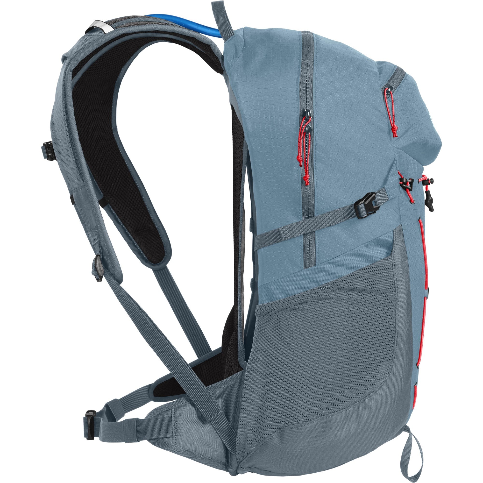 CAMELBAK WOMEN'S FOURTEENER 24 HYDRATION PACK 2023: SMOKE BLUE/FIERY CORAL 24L CBWFOUR24