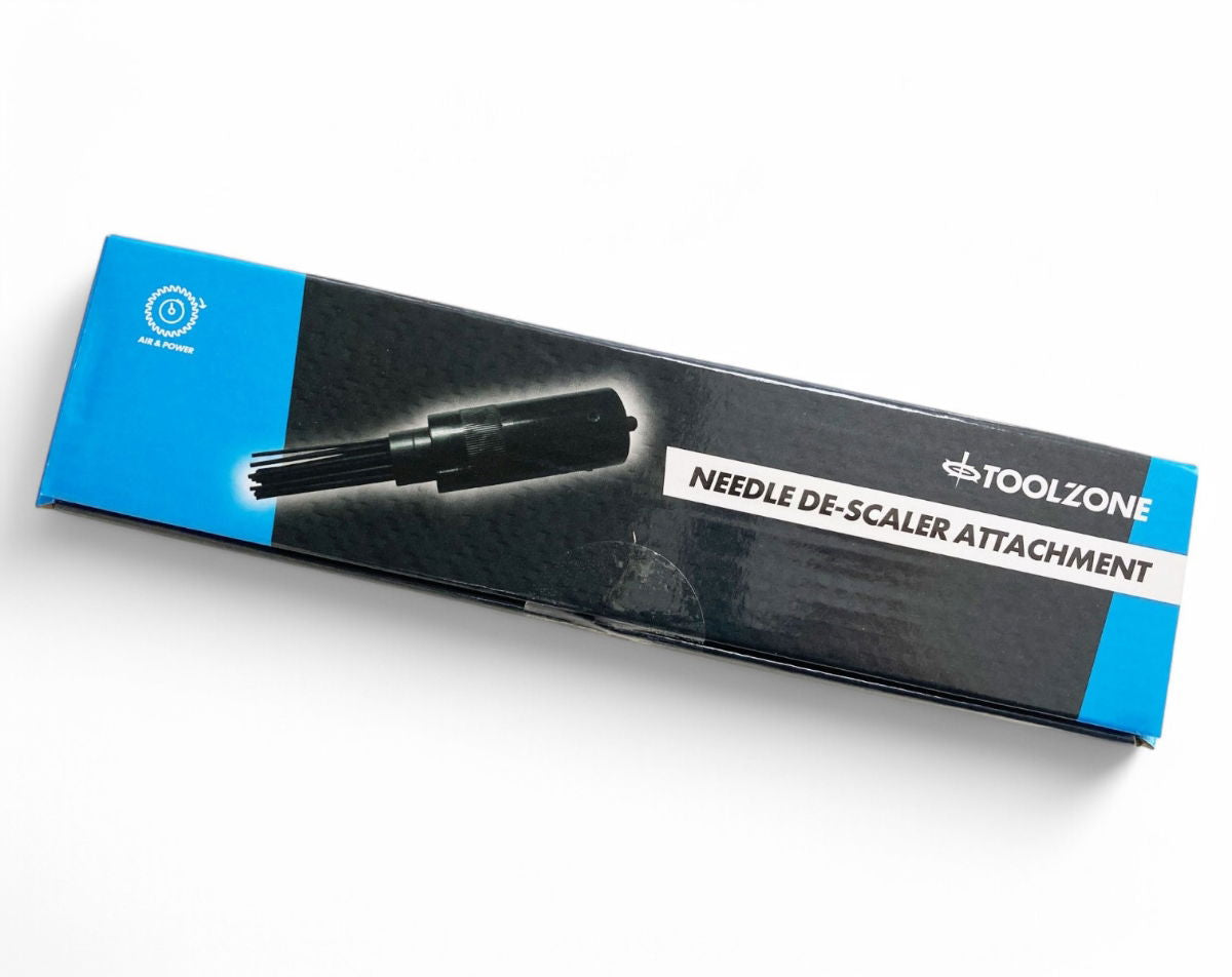 AIR NEEDLE DESCALER ATTACHMENT FOR AIR HAMMER CHISEL - TOOLZONE KDPAT012
