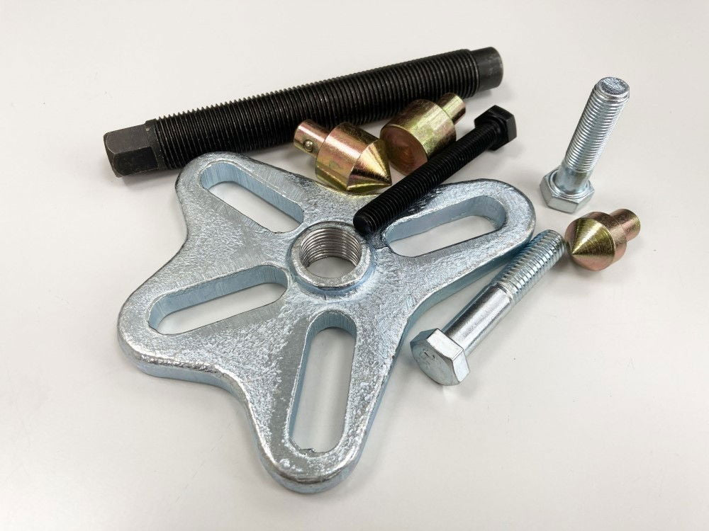 HARMONIC BALANCE PULLER SET 46pc FOR PULLEYS AND STEERING WHEELS - TOOLZONE KDPAU015