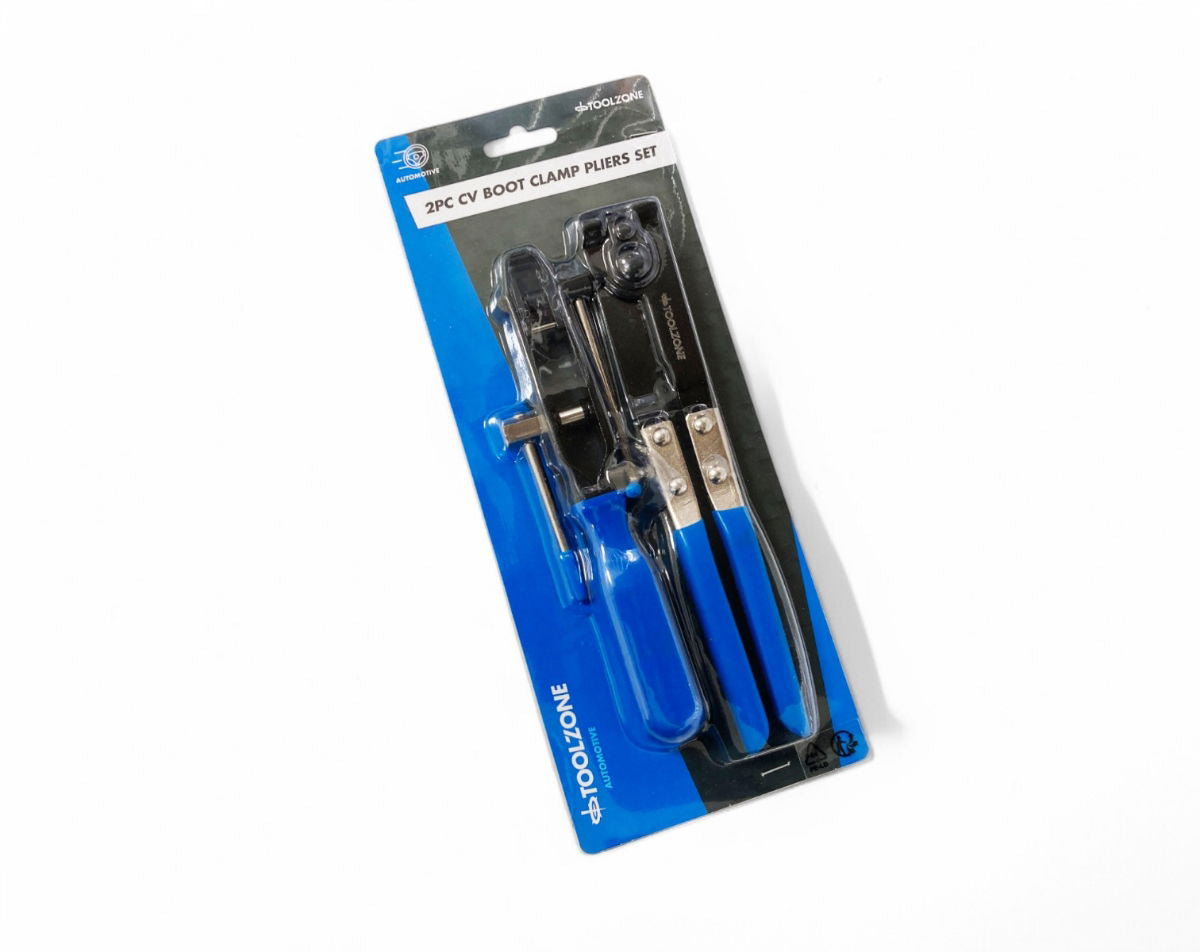 CV BOOT CLAMP PLIER SET 2pc WITH WINDER AND CUTTER - TOOLZONE KDPAU040