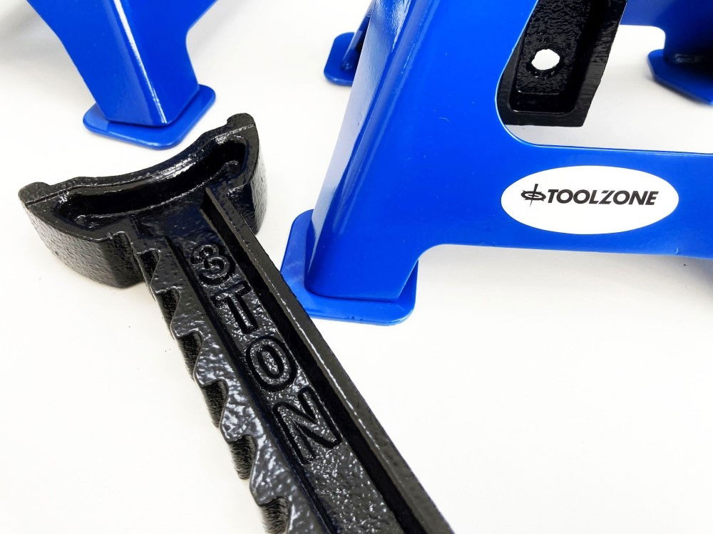 AXLE STANDS 3 TON 1 PAIR - TOOLZONE KDPAU159