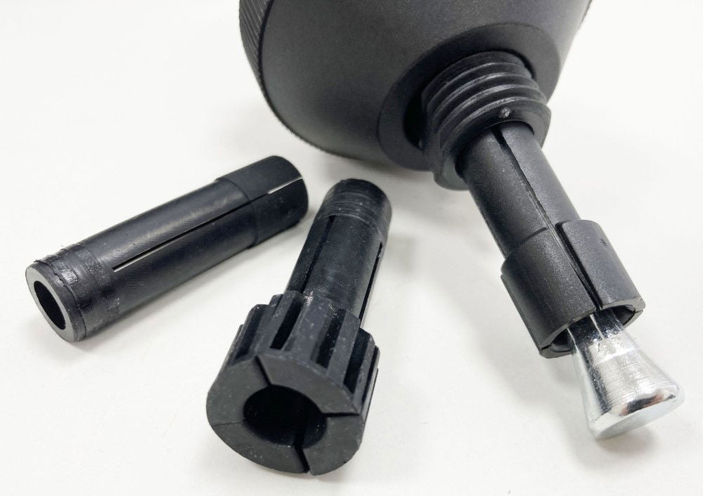 UNIVERSAL PLASTIC CLUTCH ALIGNMENT TOOL 14-28mm 3 ADAPTORS - TOOLZONE KDPAU265