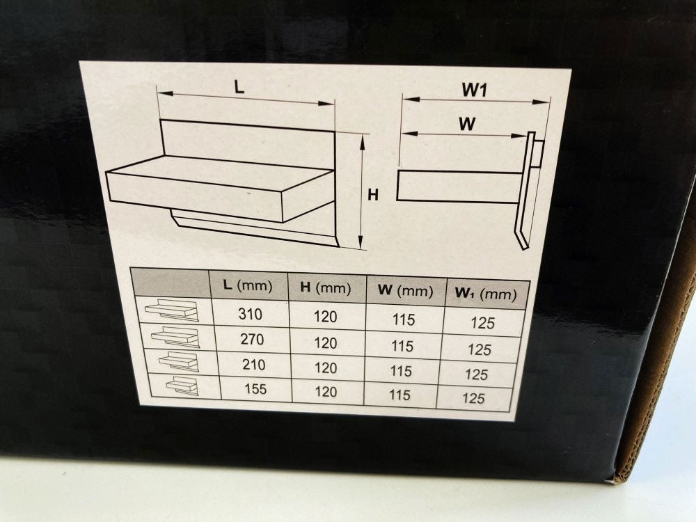 MAGNETIC TOOL TRAY SET 4pc 310x115mm 270x115mm 210x115mm 155x115mm - TOOLZONE KDPAU365