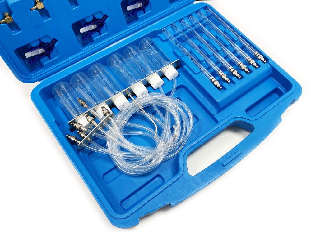 FLOW METER AND ADAPTOR SET 31pc FOR COMMON RAIL DIESEL ENGINES - TOOLZONE KDPAU379