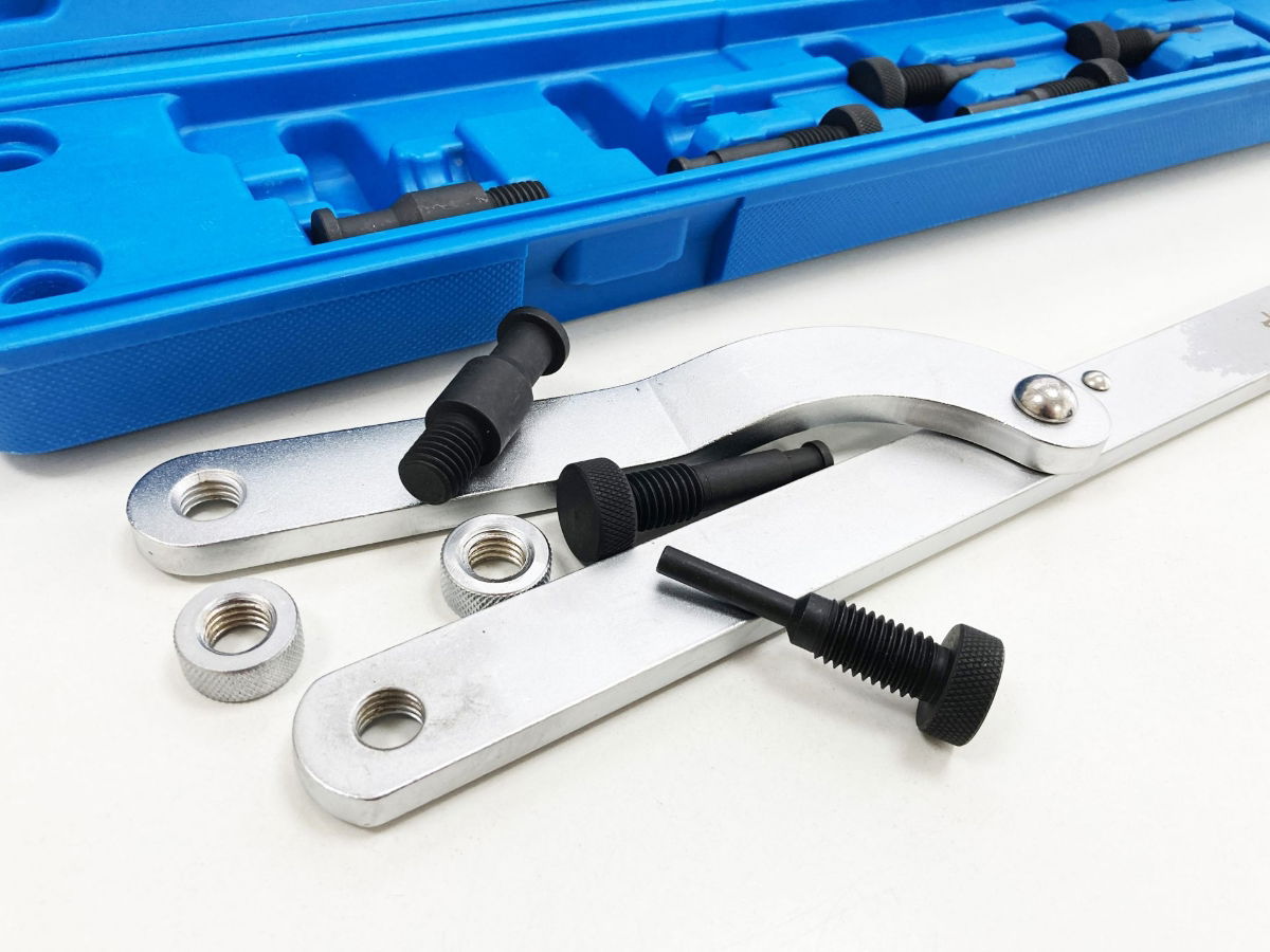 UNIVERSAL PULLEY AND FAN CLUTCH HOLDER SET ADJUSTABLE 40-220mm - TOOLZONE KDPAU400