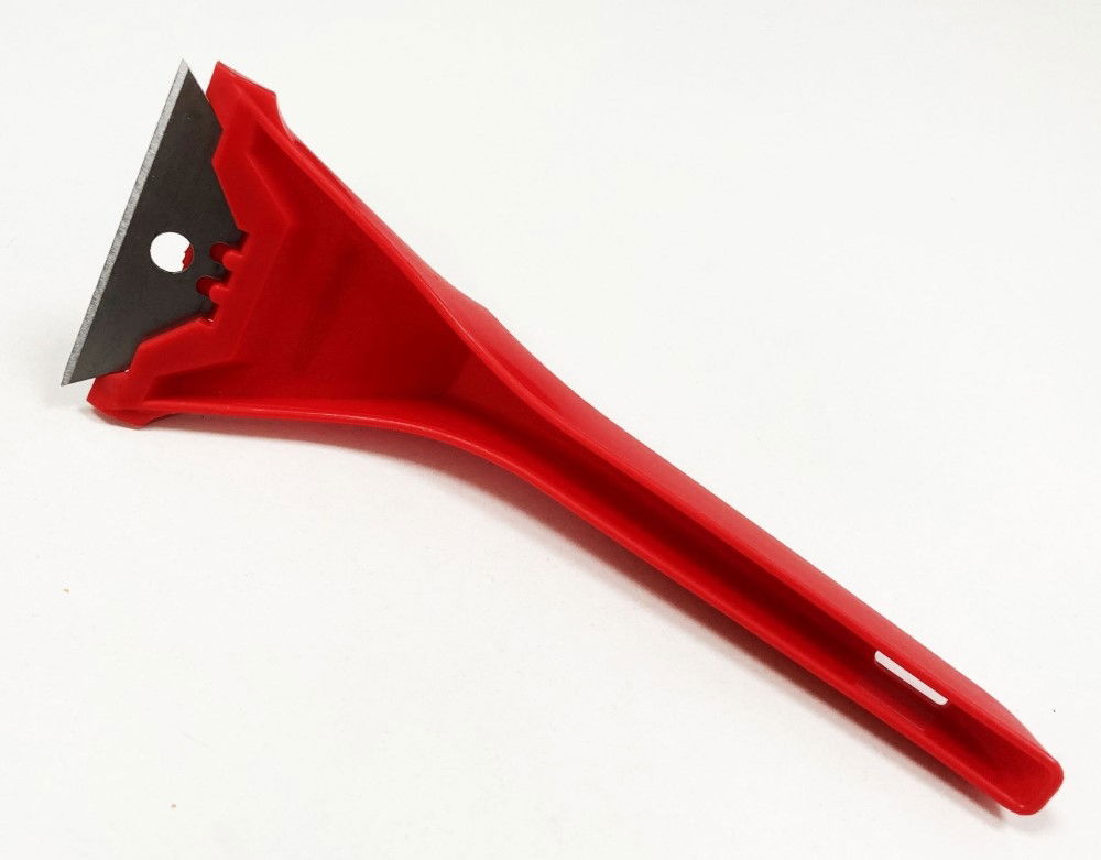 WINDOW SCRAPER ABS PLASTIC 60mm REPLACEABLE BLADE - TOOLZONE KDPDC007