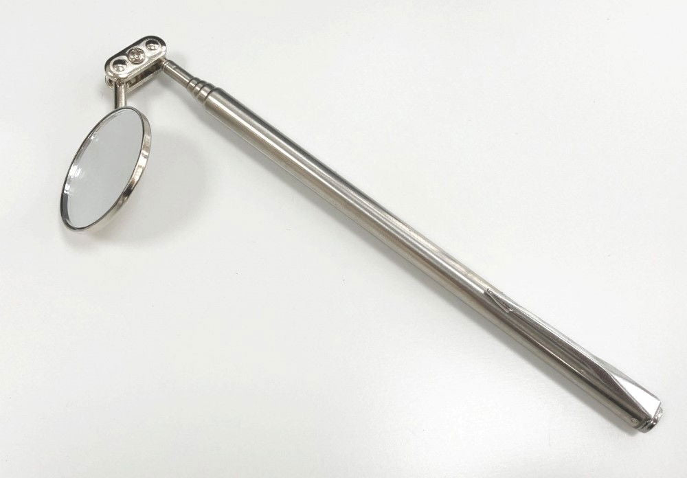 EXTENDING INSPECTION MIRROR 1.25 360° SWIVEL BALL JOINT 30mm EXTENDS TO 23 - TOOLZONE KDPHB229