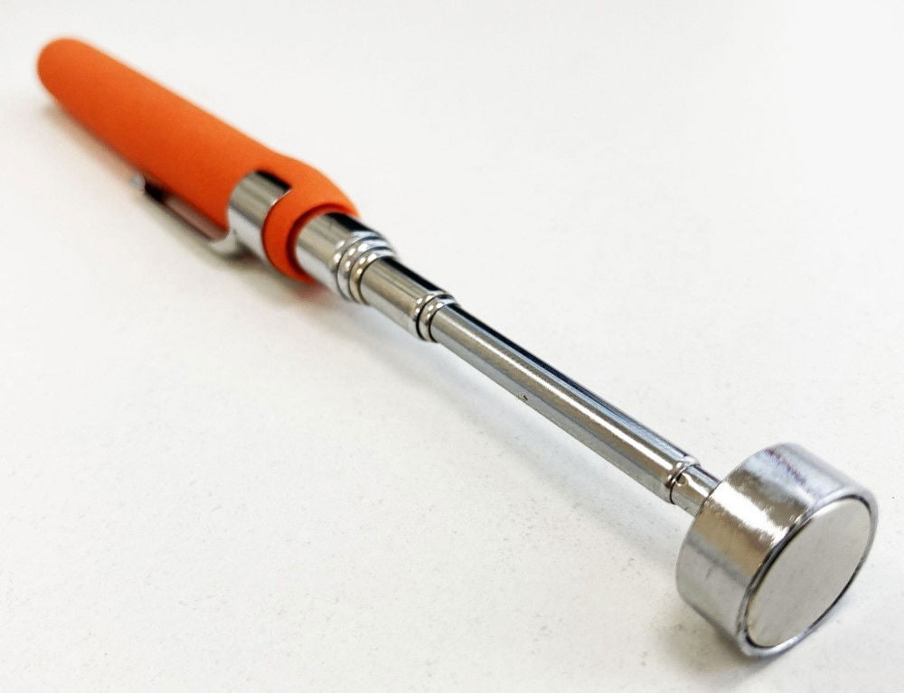 MAGNETIC PICK UP TOOL PEN TYPE 8lb EXTENDS 125-635mm 15mm MAGNET - TOOLZONE KDPHB247