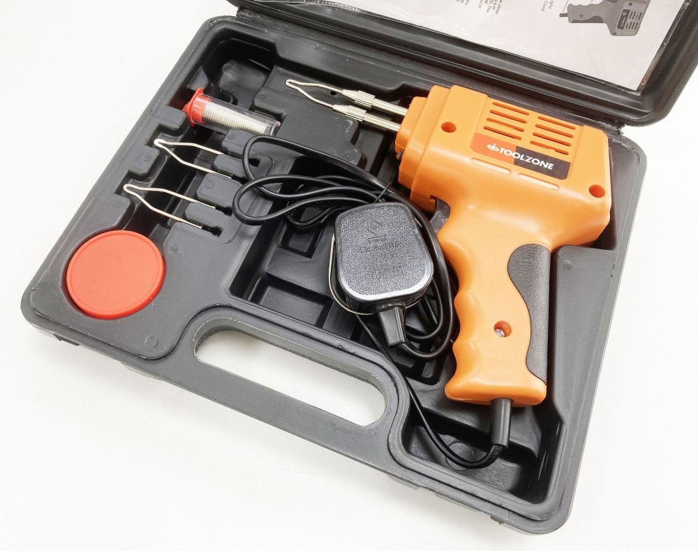 SOLDER GUN 175 watt WITH LED LIGHT KIT - TOOLZONE KDPHB328