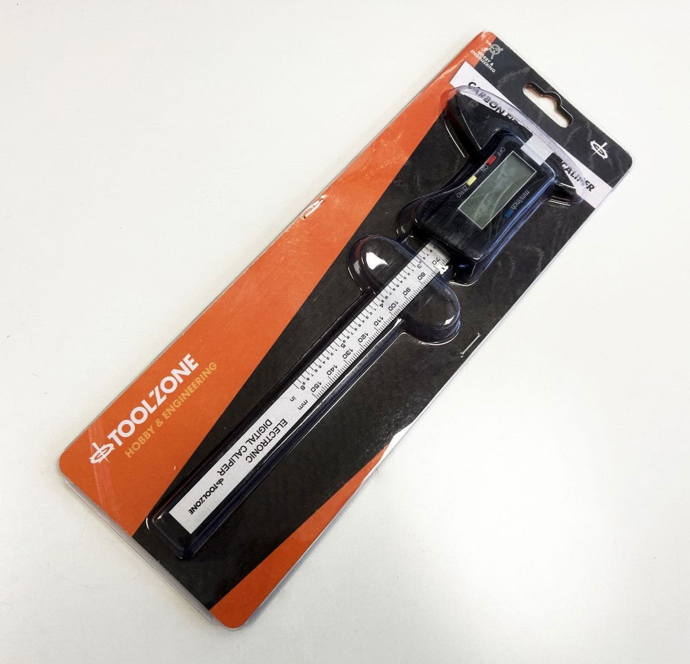 DIGITAL VERNIER CARBON FIBRE 0-150mm 0-6 - TOOLZONE KDPMS052