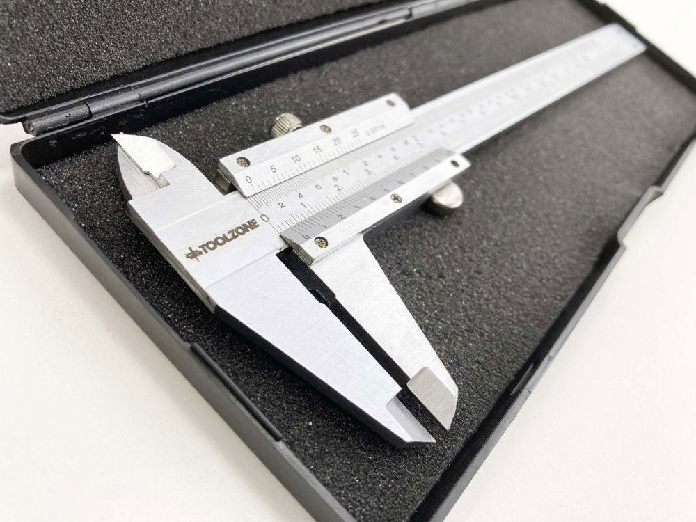 PRECISION VERNIER CALIPER 150mm IN CASE - TOOLZONE KDPMS088