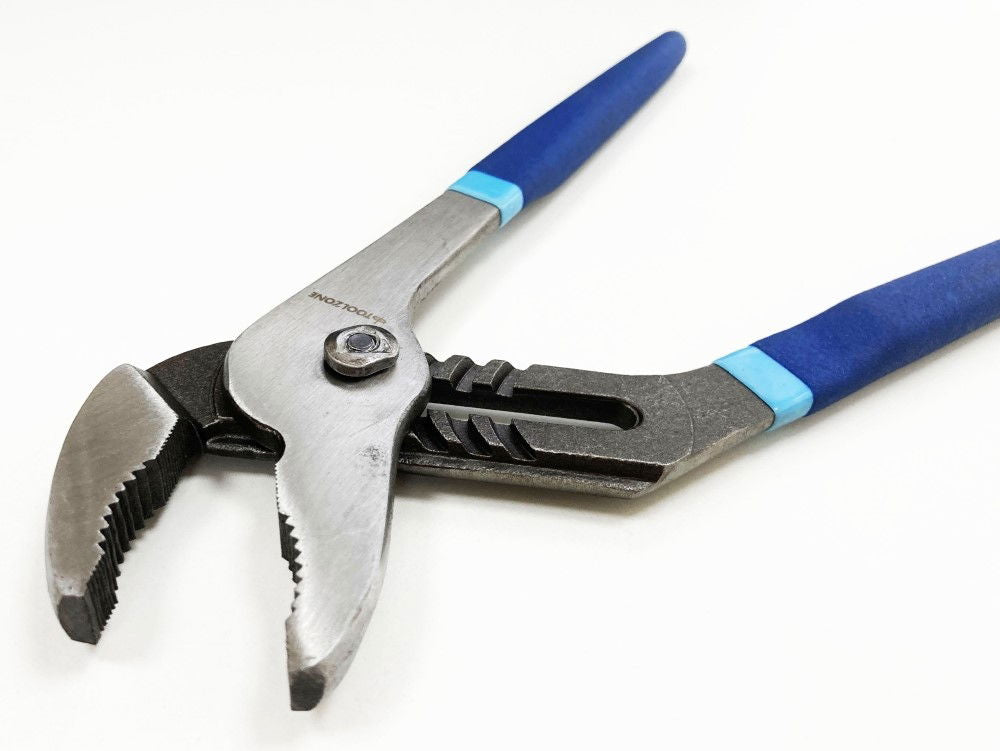 WATER PUMP PLIERS 12 SATIN FINISH GROOVE JOINT - TOOLZONE KDPPL161