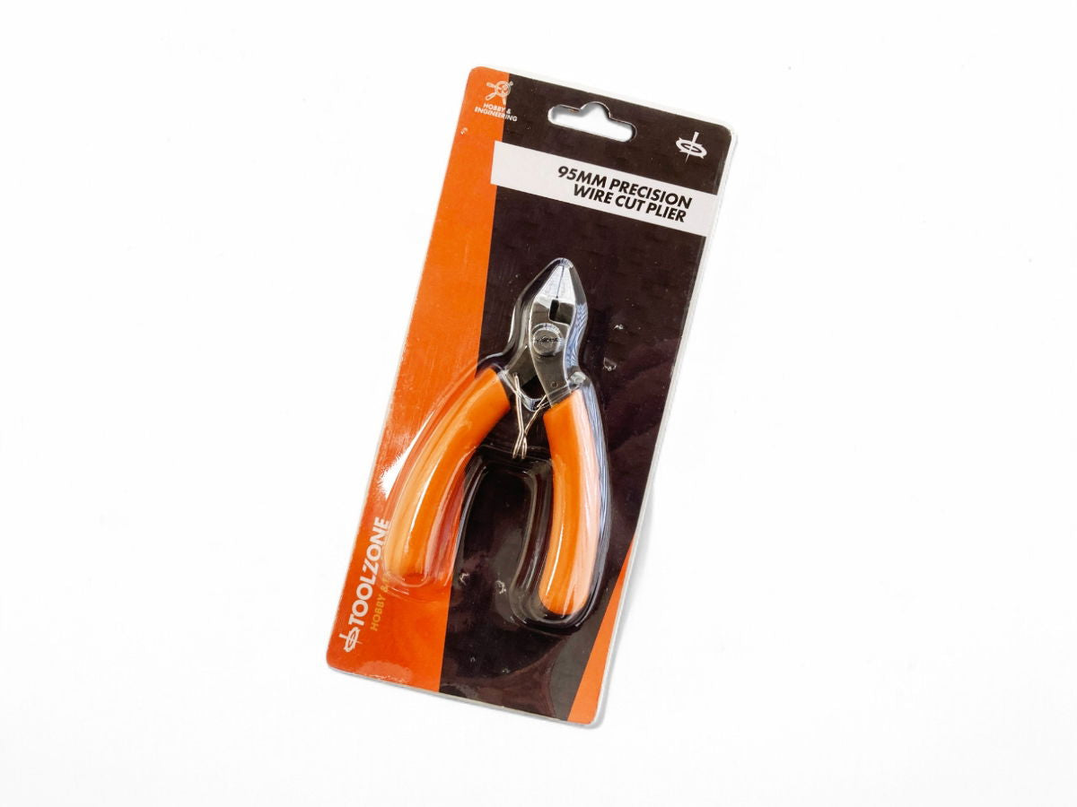 MINI WIRE CUT PLIERS STAINLESS STEEL 95mm PVC HANDLE - TOOLZONE KDPPL183