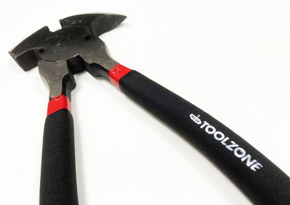 FENCING PLIERS 10.5 DROP FORGED CARBON STEEL DIPPED HANDLE - TOOLZONE KDPPL223