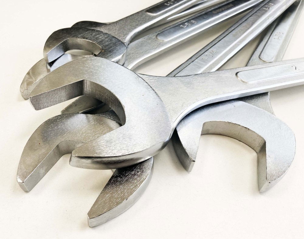 JUMBO COMBINATION SPANNERS SET 6PC 1-3/8 TO 2 AF - TOOLZONE KDPSP009