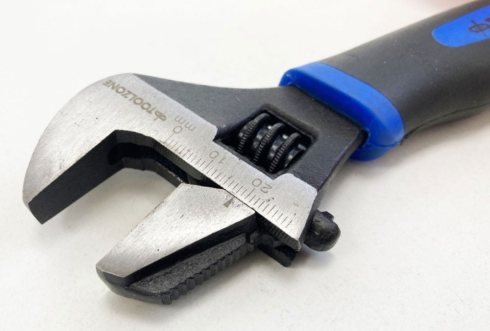 ADJUSTABLE SPANNER 2 IN 1 STUBBY REVERSIBLE JAW 25mm DROP FORGED STEEL - TOOLZONE KDPSP181