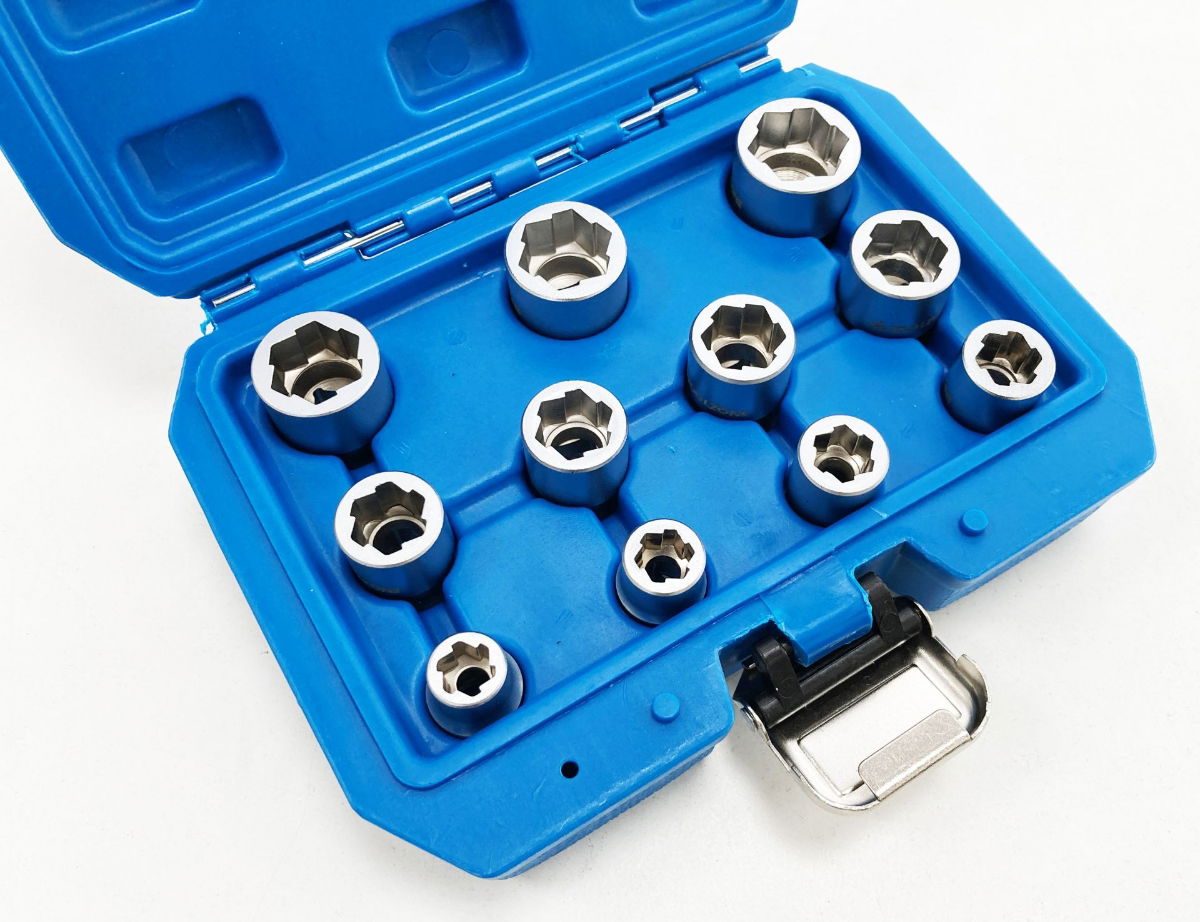 TWIST SOCKET SET 3/8 DRIVE 11 PIECES 9-19mm CHROME MOLYBDENUM - TOOLZONE KDPSS209