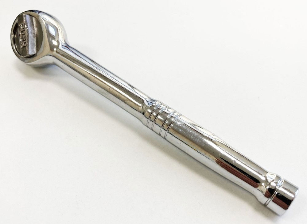 RATCHET HANDLE 1/4 DRIVE POLISHED CHROME QUICK RELEASE - TOOLZONE KDPSS239