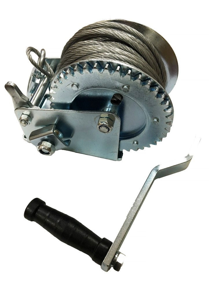 BOAT WINCH 1200lb 20m ROPE 5mm DIAMETER - TOOLZONE KDPTD023