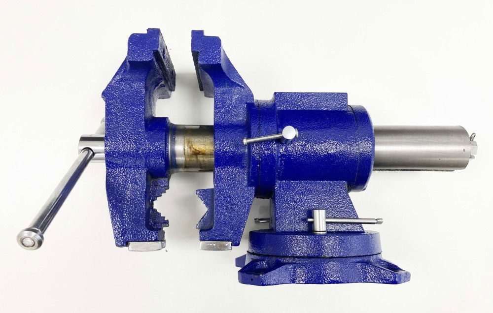 YORK VICE ROTATING BODY PIPE CLAMP 5 125mm JAW 360° SWIVEL BASE - TOOLZONE KDPVC015