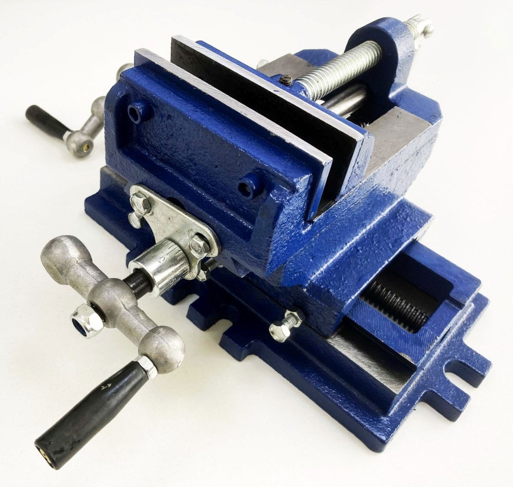 CROSS SLIDE VICE 4 94mm JAW OPENING 104mm JAW WIDTH - TOOLZONE KDPVC016