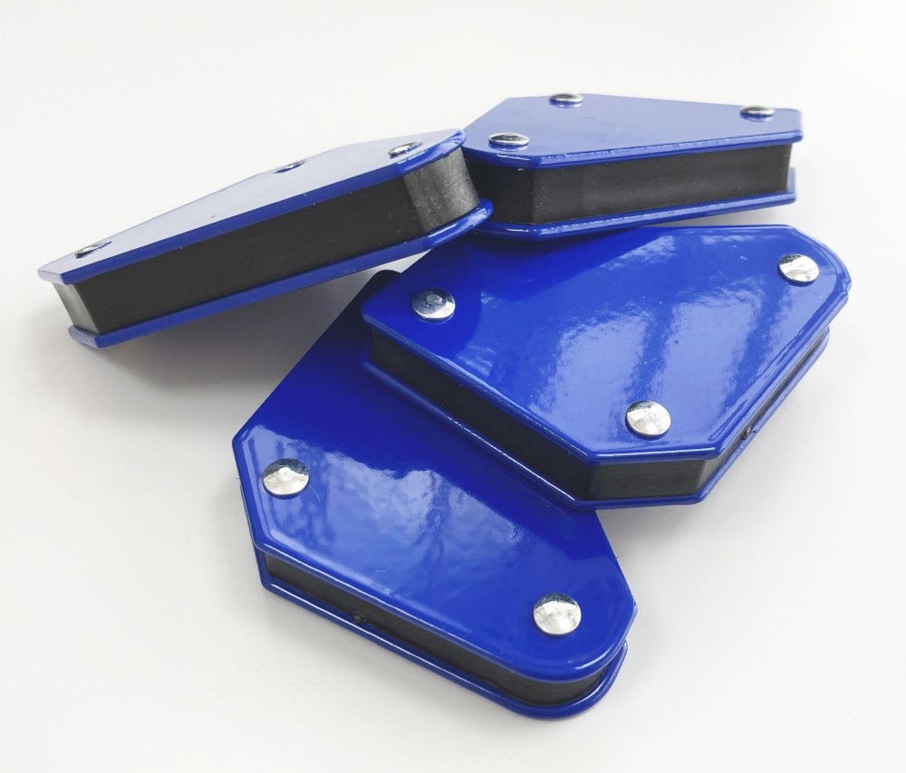 MAGNETIC WELD HOLDERS MINI 4 PIECE 10lb 60x50x10mm - TOOLZONE KDPWH043