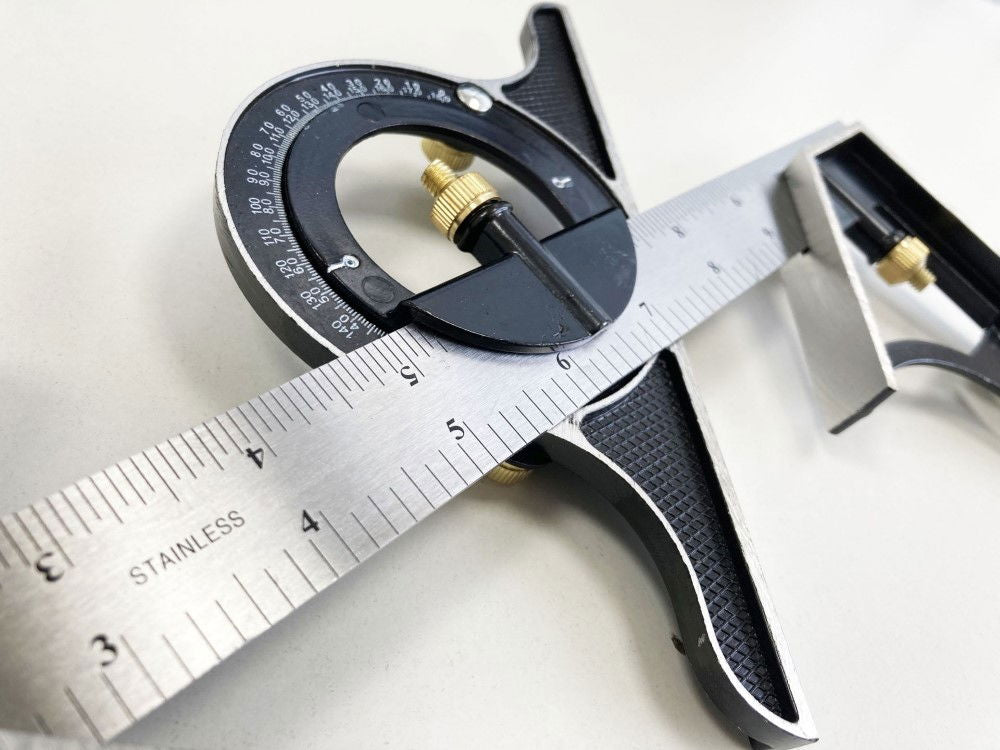 COMBINATION SQUARE 12 WITH PROTRACTOR METRIC AND IMPERIAL - TOOLZONE KDPWW017
