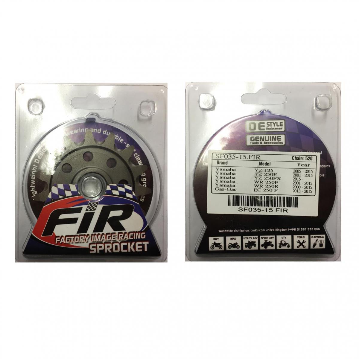 FRONT SPROCKET GROOVE & LIGHT JRF1590, JTF1590.1.15