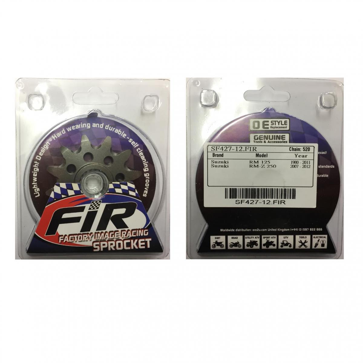 FRONT SPROCKET GROOVE & LIGHT JRF427, JTF427.1.12