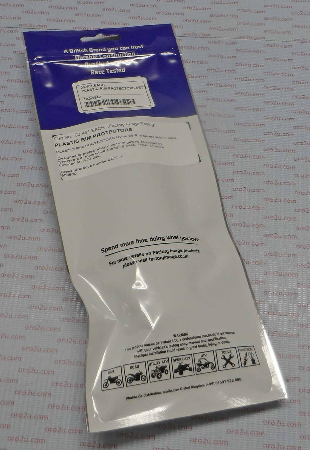 PLASTIC RIM PROTECTORS SET OF 2