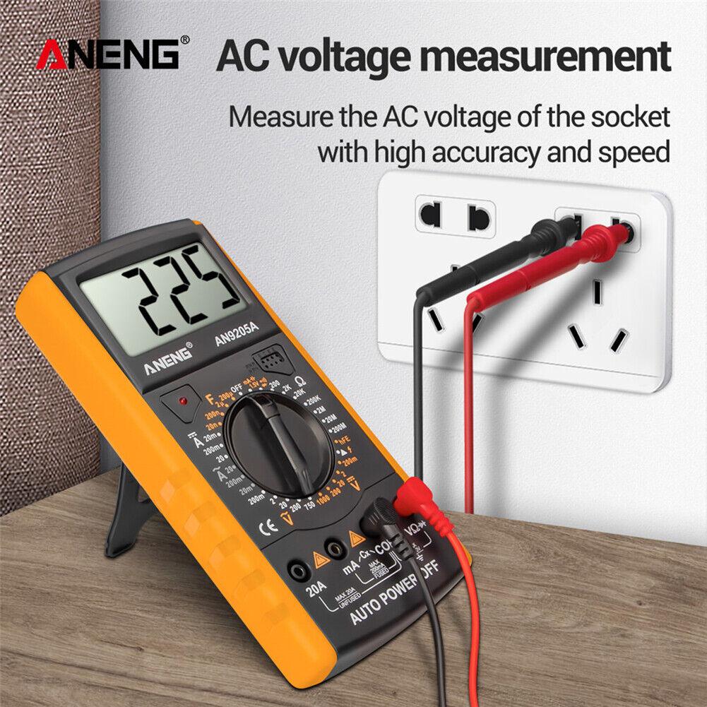Digital Multimeter 3 1/2 LCD Display, Voltmeter Ammeter Resistance Tester