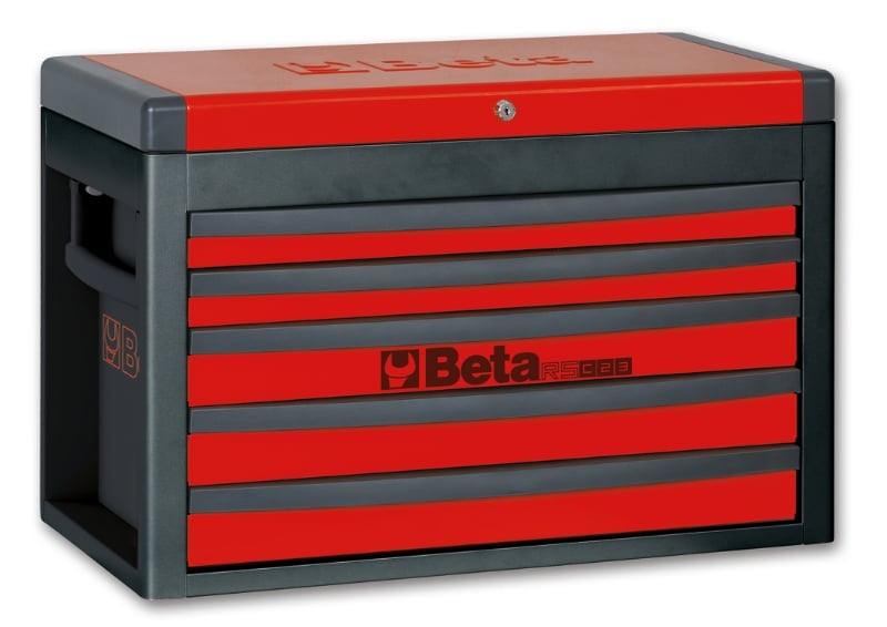 Portable Tool Chest with 5 Drawers and Centralized Lock - Beta Tools RSC23-A