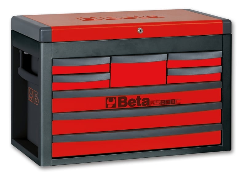 Portable Tool Chest with 8 Drawers and Centralized Lock - Beta Tools RSC23C-R