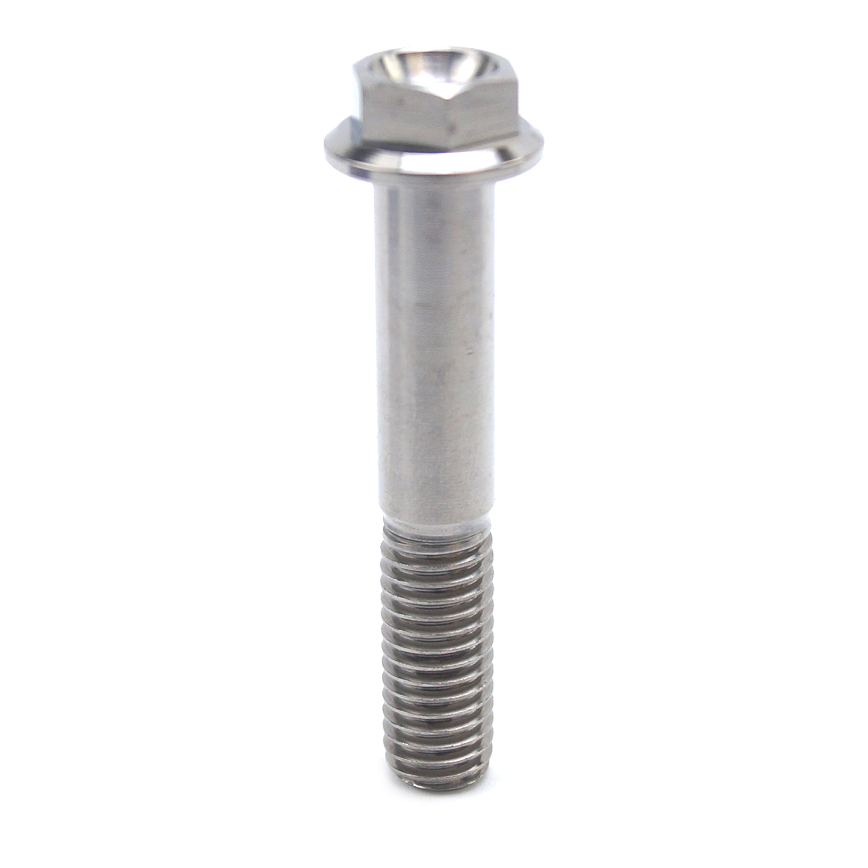 TITANIUM GR5 BOLT M8 x 45mm EACH, FLANGE OD: 14mm / HEX SIZE: 10mm, FIR BRAND /