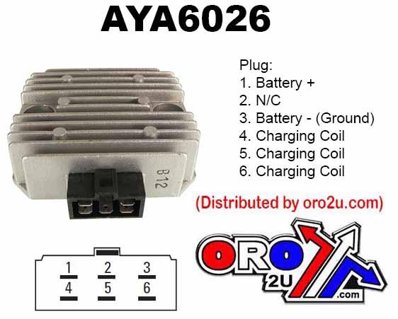 REGULATOR VOLTAGE 12V / 35A 5VX-81960-00-00 AYA6026, KL20-5371