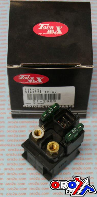 SOLENOID STARTER RELAY STREET, 31800-21E20 SUZUKI SV GSX RF, K&L 21-2963