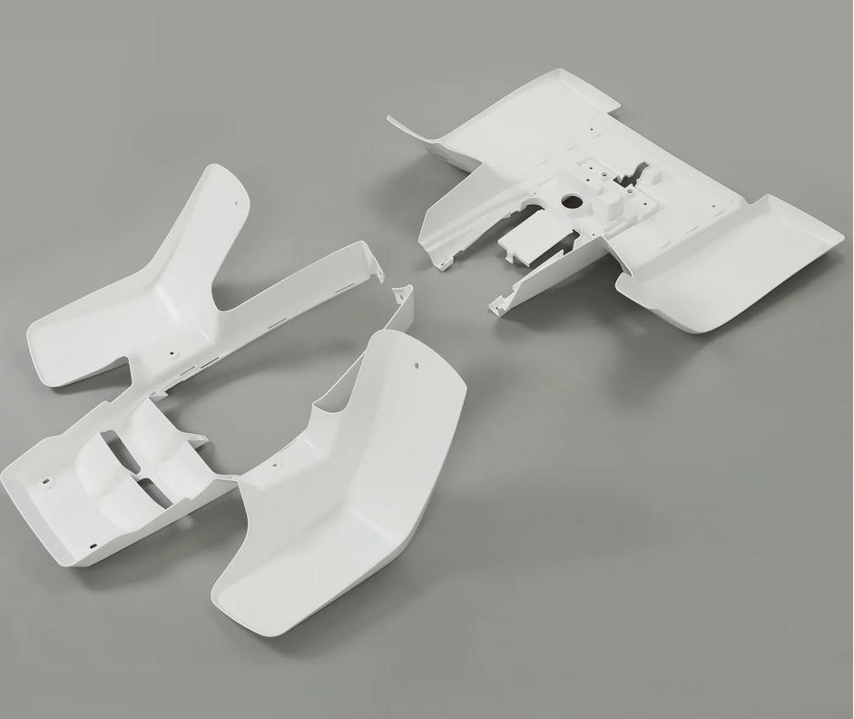 PLASTIC BODY SET WHITE YAMAHA BANSHEE YFZ 350 1987-2006 2GU-W2151-B1-00 2GU-W2161-B1-00