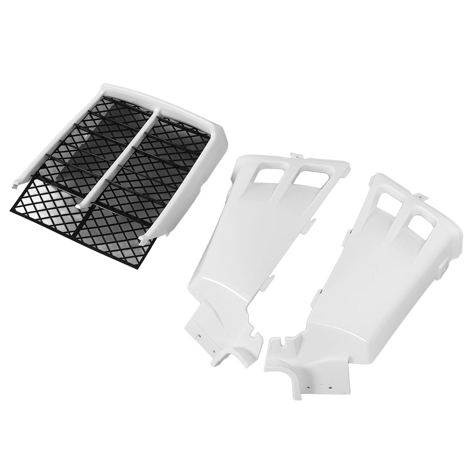 TANK SIDE COVERS & RADIATOR SHROUDS WHITE KIT YAMAHA BANSHEE YFZ350 1987-2006 2GU-21711-A0-00