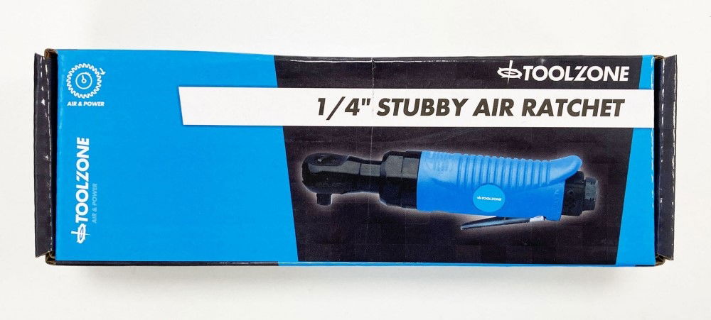 AIR RATCHET STUBBY 1/4 DRIVE - TOOLZONE KDPAT001