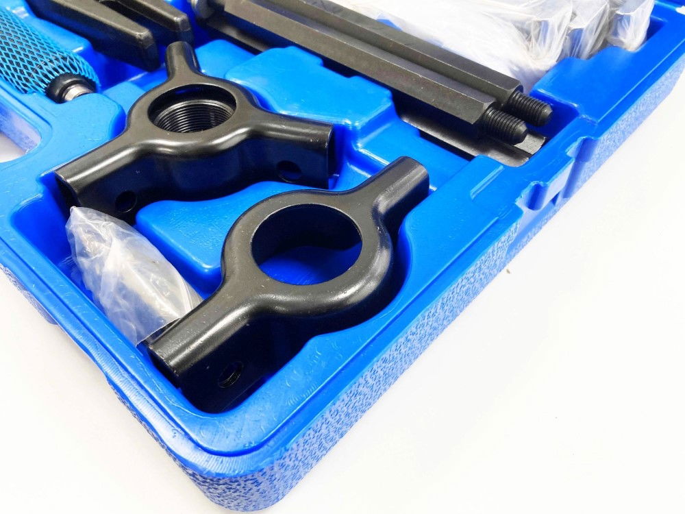 HYDRAULIC GEAR PULLER SET 10ton 9 LEGS 100mm 150mm 200mm - TOOLZONE KDPAU274