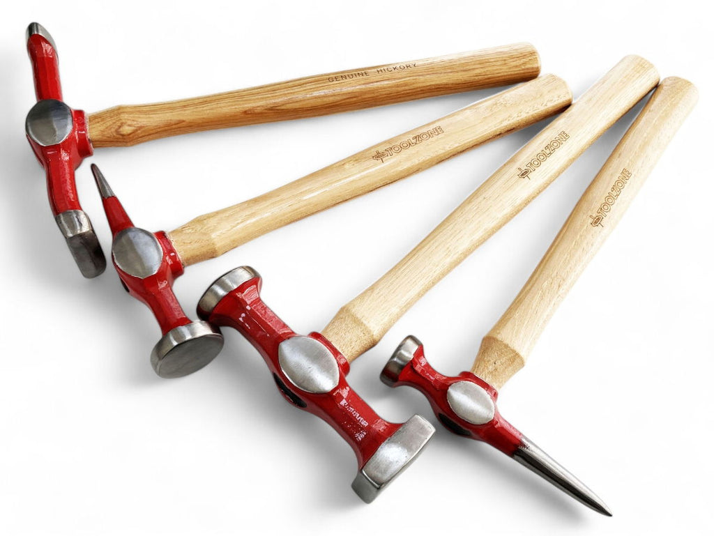 BODY REPAIR KIT 9pc HICKORY HANDLE DROP-FORGED STEEL - TOOLZONE KDPAU372
