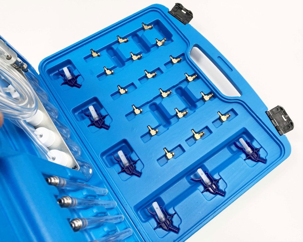 FLOW METER AND ADAPTOR SET 31pc FOR COMMON RAIL DIESEL ENGINES - TOOLZONE KDPAU379