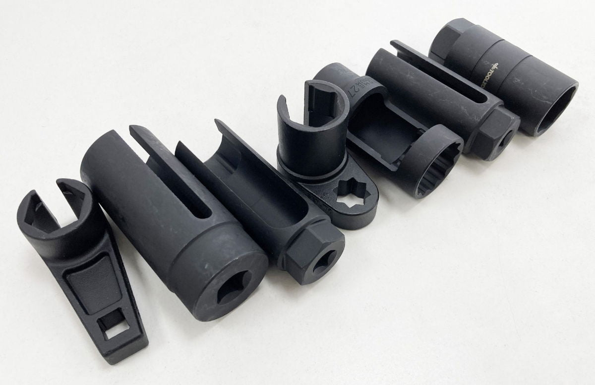 OXYGEN SENSOR AND OIL SENDER UNIT SOCKET SET 7pc - TOOLZONE KDPAU399