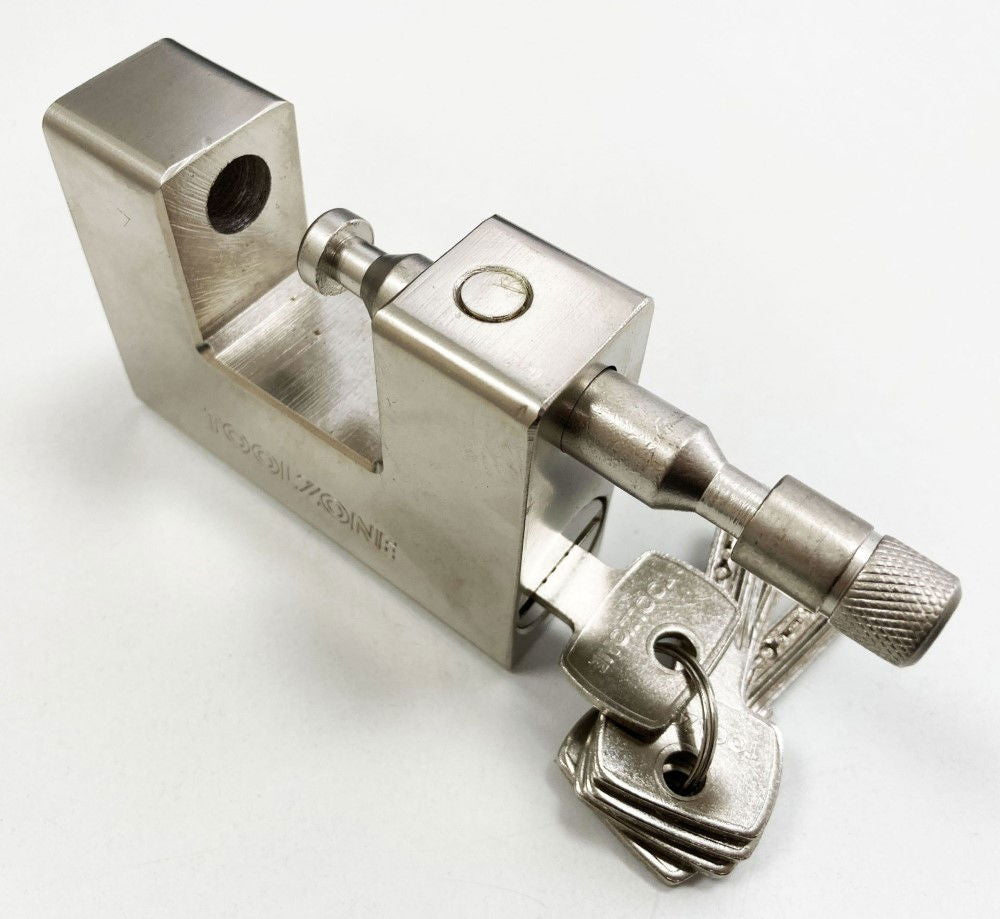 PADLOCK HEAVY DUTY CONTAINER 95mm SHANK 12.85mm WITH 5 KEYS - TOOLZONE KDPLK008
