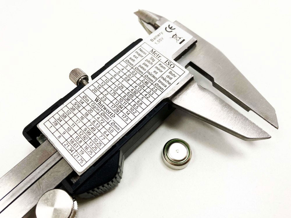 DIGITAL VERNIER CALIPER 150mm IN CASE +/-0.02mm ACCURACY - TOOLZONE KDPMS092
