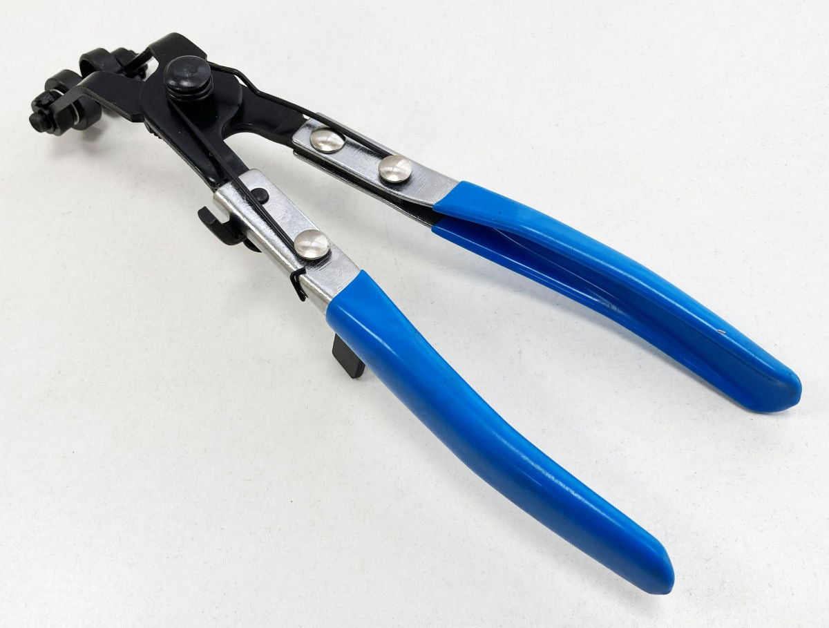 ANGLED HOSE CLIP CLAMP PLIER SWIVEL JAWS - TOOLZONE KDPPL128