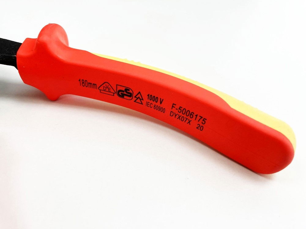 SIDE CUTTER PLIER VDE 7 1/2 6150 CRV STEEL 1000V - TOOLZONE KDPPL135