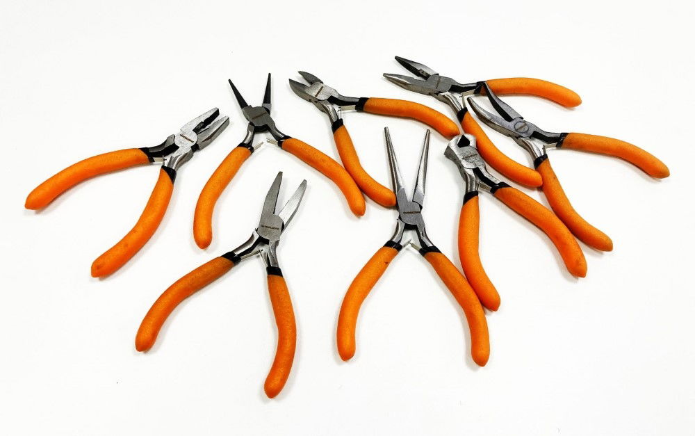 MINI PLIER SET ASSORTED 8PC CHROME VANADIUM STEEL - TOOLZONE KDPPL137