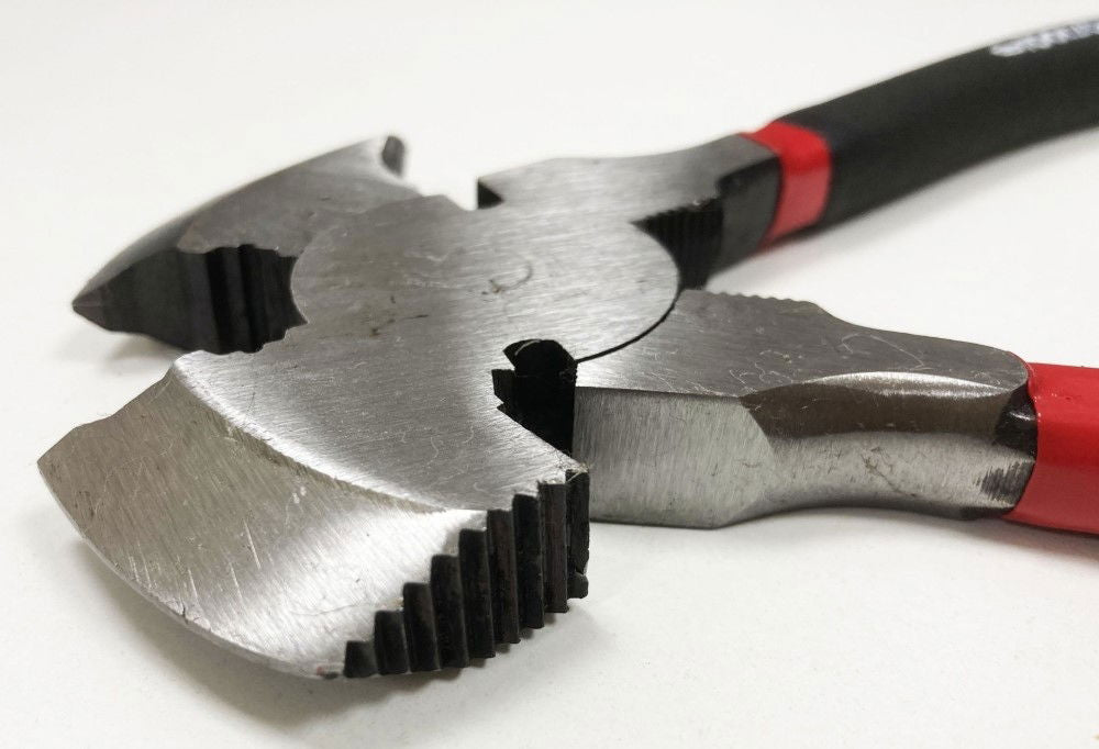 FENCING PLIERS 10.5 DROP FORGED CARBON STEEL DIPPED HANDLE - TOOLZONE KDPPL223